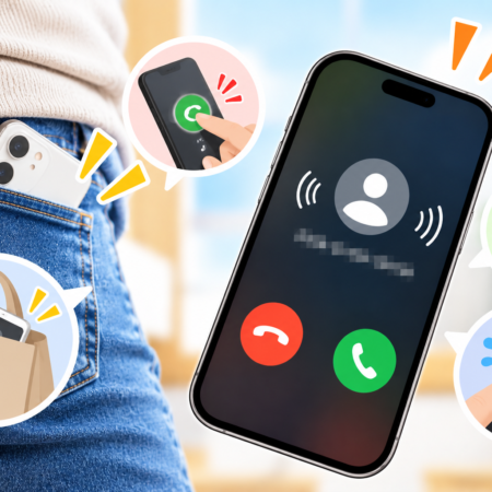 スマホが勝手に電話をかける原因と対策をイメージした画像