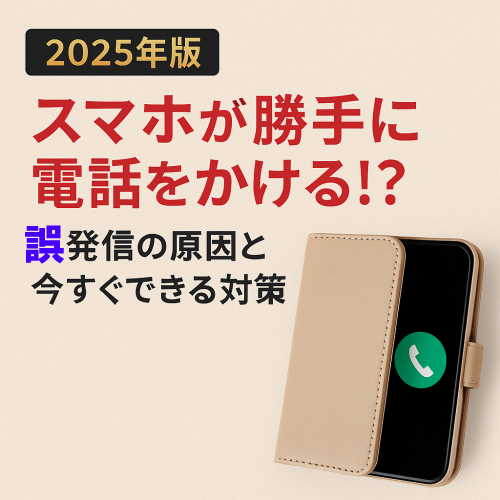 スマホ 勝手に 電話をかける主な原因